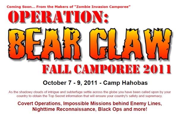 Operation Bear Claw - 2011 Council Camporee